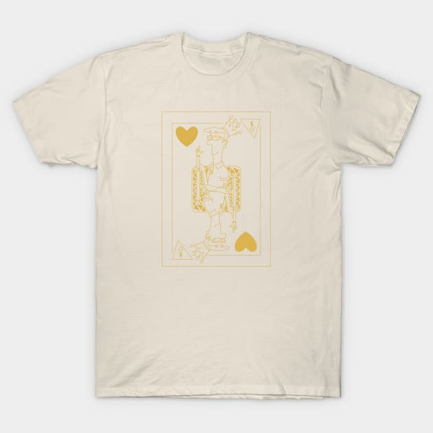 Lawerence Fletcher - King of Hearts T-Shirt by jepegdesign